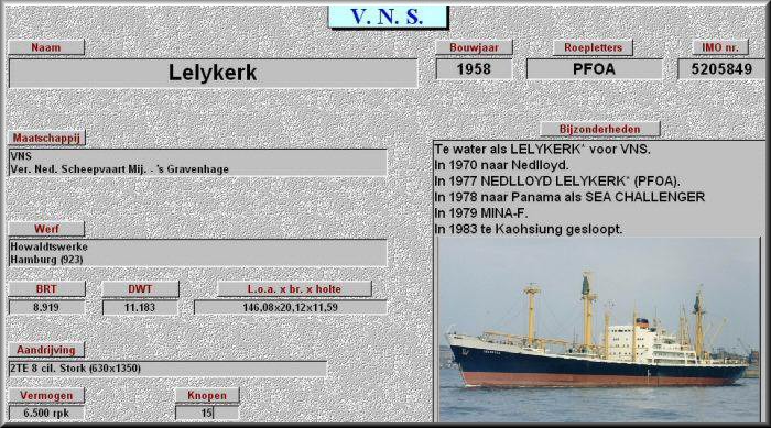 vns57. ms Lelykerk.