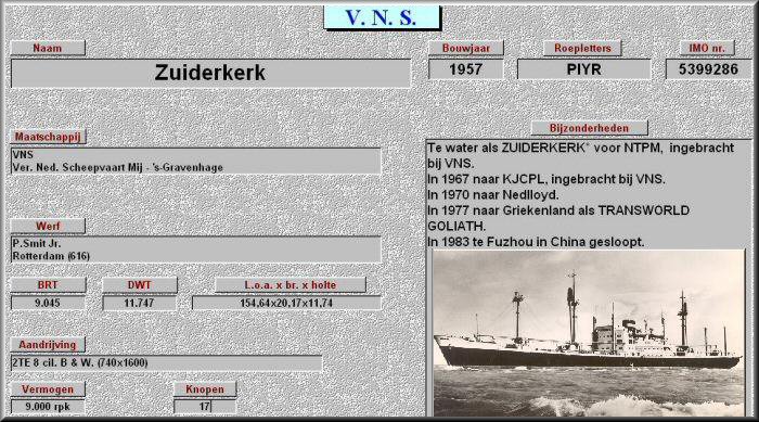 vns66. ms Zuiderkerk.