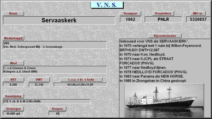 vns72. ms Servaaskerk.